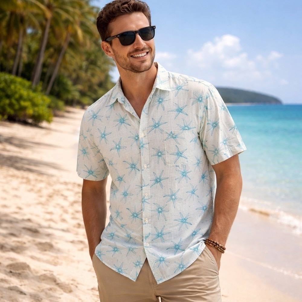 Salt Life Mens Shirt XL Beach Hawaiian Cruise